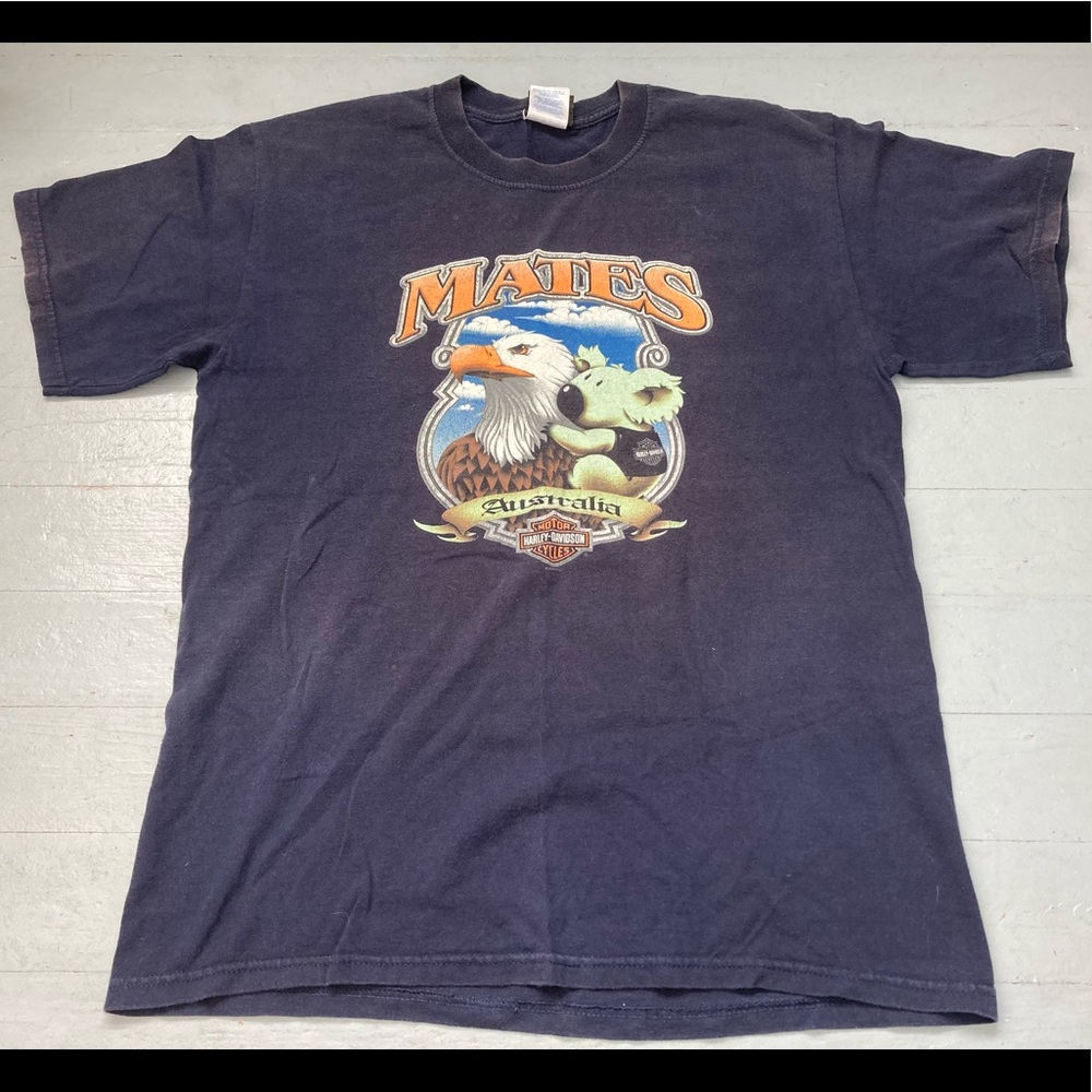 Men’s large vintage Australian Harley Davidson tee